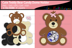 Cute Teddy Bear Candy Dome Product Image 1