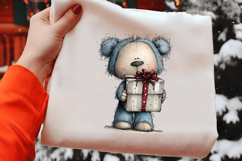 Teddy Bear Christmas Clipart Product Image 2