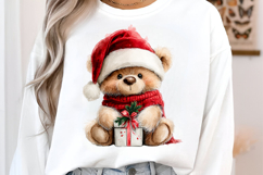 Teddy Bear Christmas Clipart Product Image 3