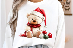 Teddy Bear Christmas Clipart Product Image 3