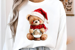 Teddy Bear Christmas Clipart Product Image 3