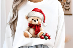 Teddy Bear Christmas Clipart Product Image 3