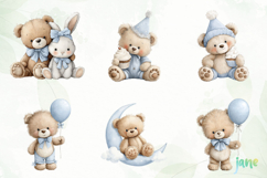 Teddy Bear Clipart Sublimation Product Image 4