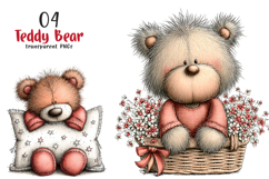 Teddy Bear Nursery Clipart Product Image 1