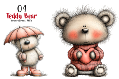 Teddy Bear Nursery Clipart Product Image 1