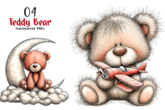 Teddy Bear Nursery Clipart Product Image 1