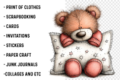 Teddy Bear Nursery Clipart Product Image 2
