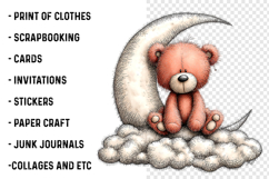 Teddy Bear Nursery Clipart Product Image 2