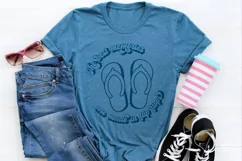 The best memories are made in Flip Flops| Vintage Summer SVG Product Image 3
