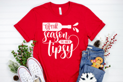 Tis the season to get tipsy | Christmas SVG Product Image 4