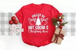 Fueled by Hot Cocoa and Christmas Cheer | Christmas SVG Product Image 3