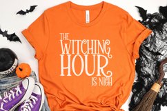 The Witching Hour Halloween Sign Product Image 3