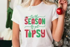Tis the season to get tipsy | Christmas SVG Product Image 4