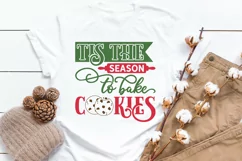 Tis the season to bake cookies Pot Holder SVG Product Image 4