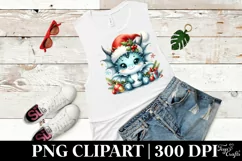 Angry Baby Dragon Christmas PNG Product Image 6