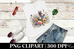 Watercolor Colorful Easter Buffalo |T-shirt, Mug, Tumbler Product Image 6