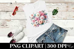 Flower, Clipart |T-shirt, Mug PNG Product Image 6