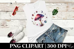 Mystical Mushroom | Celestial | Magic Mushrooms PNG |Tarot Product Image 6