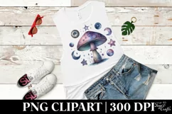 Mystical Mushroom | Celestial | Magic Mushrooms PNG |Tarot Product Image 6