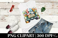 Easter Gnomes Truck Clipart |T-shirt, Mug PNG Product Image 5