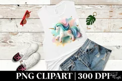 3d Luxury Golden Unicorn Buterfly, Clipart |T-shirt, Mug, Product Image 6