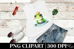 Frog on a Pond Valentines Love |T-shirt, Mug PNG Product Image 6