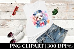 Vibrant Puppy Sailor Suit Clipart Product Image 2