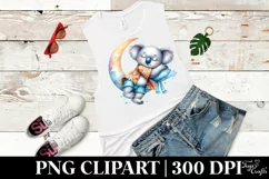 Vibrant Watercolor Whimsical Baby Koala | Sublimation | Product Image 2