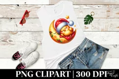 Baby Chicken Whimsical Cute Christmas Clipart Product Image 2