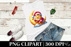 Baby Chicken Whimsical Cute Christmas Clipart Product Image 2