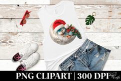 Dressed for Christmas Baby Peacock | Sublimation | Clipart Product Image 2