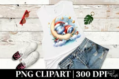 Vibrant Cute Baby Hippo Dressed for Christmas Product Image 3