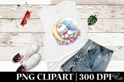 Watercolor Baby Swan Dressed | Sublimation | Clipart Product Image 3