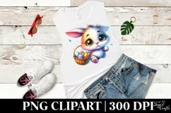 Easter Bunny Clipart |T-shirt, Mug PNG Product Image 5