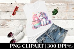 6 Years Unicorn , Clipart |T-shirt, Mug, Tumbler Product Image 6