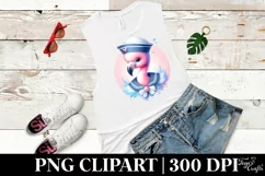 Baby Flamingo Sailor Suit | Clipart Product Image 3