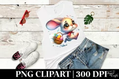 Easter Bunny Clipart |T-shirt, Mug PNG Product Image 5