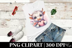 Pink Highland Cow Spring Love Flowers |T-shirt, Mug, Tumbler Product Image 6