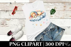 Vibrant Lions on Cloud Hanging Stars Clipart Product Image 3