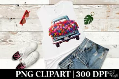 Flowers Clipart |T-shirt, Mug PNG Product Image 6