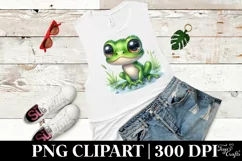 Baby Frog |T-shirt, Mug PNG Product Image 6