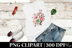 Flower, Clipart |T-shirt, Mug PNG Product Image 6