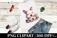 Easter Bunny Cookies, Clipart |T-shirt, Mug PNG Product Image 5