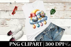 Easter Bunny Clipart |T-shirt, Mug PNG Product Image 5
