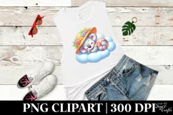 Cute Baby Koala Dressed for Summer Clipart Product Image 1