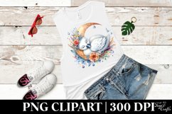 Boho Swan Baby Clipart Product Image 3