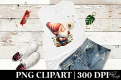 Gnome Blowing Dandelion Clipart |T-shirt, Mug, Tumbler Product Image 6
