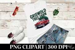 Griswold Tree Farm PNG Clipart |Tshirt Design Product Image 6