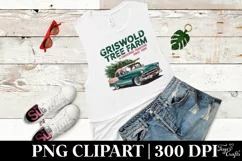 Griswold Tree Farm PNG Clipart |Tshirt Design Product Image 6