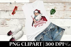 Santa University PNG Clipart |Tshirt Design Product Image 6